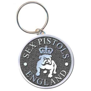 Sex Pistols - Bull Dog Keychain i gruppen MERCHANDISE / Merch / Punk hos Bengans Skivbutik AB (5537091)