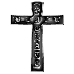 Black Sabbath - Cross Pin Badge i gruppen MERCHANDISE / Merch / Hårdrock hos Bengans Skivbutik AB (5537278)