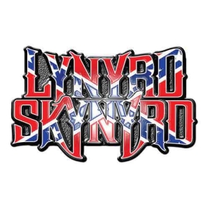 Lynyrd Skynyrd - Flag Logo Pin Badge i gruppen MERCHANDISE / Merch / Pop-Rock hos Bengans Skivbutik AB (5537344)
