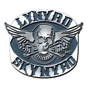 Lynyrd Skynyrd - Biker Patch Logo Pin Badge i gruppen MERCHANDISE / Merch / Pop-Rock hos Bengans Skivbutik AB (5537345)