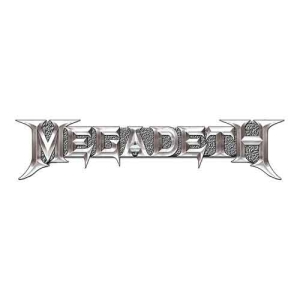 Megadeth - Chrome Logo Pin Badge i gruppen MERCHANDISE / Merch / Hårdrock hos Bengans Skivbutik AB (5537348)