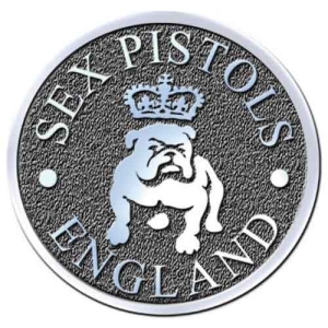 Sex Pistols - Bull Dog England Pin Badge i gruppen MERCHANDISE / Merch / Punk hos Bengans Skivbutik AB (5537395)