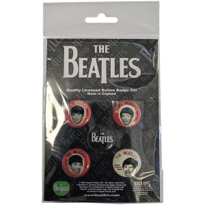 The Beatles - Vintage Portrait Button Badge Pack i gruppen MERCHANDISE / Merch / Pop-Rock hos Bengans Skivbutik AB (5537483)