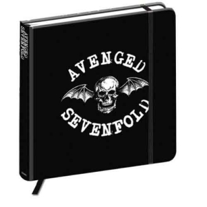 Avenged Sevenfold - Deathbat Logo Notebook i gruppen MERCHANDISE / Merch / Hårdrock hos Bengans Skivbutik AB (5537594)