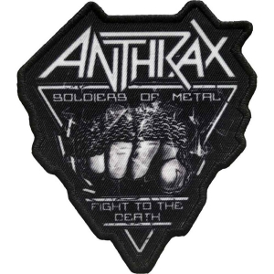 Anthrax - Soldier Of Metal Ftd Printed Patch i gruppen MERCHANDISE / Merch / Hårdrock hos Bengans Skivbutik AB (5537711)