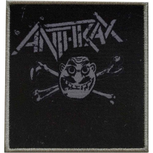Anthrax - Cross Bones Printed Patch i gruppen MERCHANDISE / Merch / Hårdrock hos Bengans Skivbutik AB (5537716)