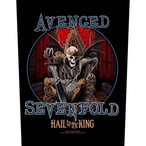 Avenged Sevenfold - Hail To The King Back Patch i gruppen MERCHANDISE / Merch / Hårdrock hos Bengans Skivbutik AB (5537729)
