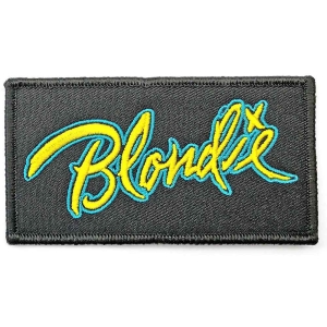 Blondie - Ettb Logo Woven Patch i gruppen MERCHANDISE / Merch / Pop-Rock hos Bengans Skivbutik AB (5537766)