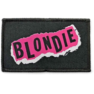 Blondie - Punk Logo Woven Patch i gruppen MERCHANDISE / Merch / Pop-Rock hos Bengans Skivbutik AB (5537767)
