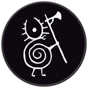 Heilung - Warrior Snail Standard Patch i gruppen MERCHANDISE / Merch / Pop-Rock hos Bengans Skivbutik AB (5537957)