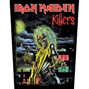 Iron Maiden - Killers Back Patch i gruppen MERCHANDISE / Merch / Hårdrock hos Bengans Skivbutik AB (5537985)