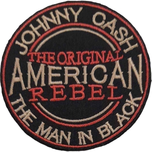 Johnny Cash - American Rebel Woven Patch i gruppen MERCHANDISE / Merch / Country hos Bengans Skivbutik AB (5538014)