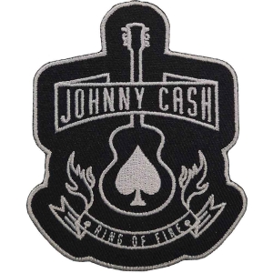 Johnny Cash - Guitar Woven Patch i gruppen MERCHANDISE / Merch / Country hos Bengans Skivbutik AB (5538018)