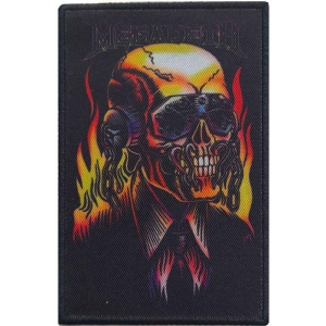 Megadeth - Flaming Vic Printed Patch i gruppen MERCHANDISE / Merch / Hårdrock hos Bengans Skivbutik AB (5538100)