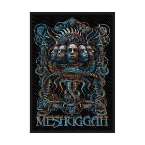 Meshuggah - 5 Faces Standard Patch i gruppen MERCHANDISE / Merch / Hårdrock hos Bengans Skivbutik AB (5538121)