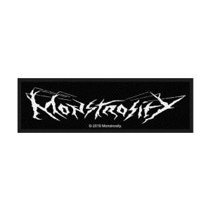 Monstrosity - Logo Standard Patch i gruppen MERCHANDISE / Merch / Hårdrock hos Bengans Skivbutik AB (5538166)