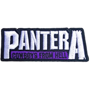 Pantera - Cowboys From Hell Woven Patch i gruppen MERCHANDISE / Merch / Hårdrock hos Bengans Skivbutik AB (5538244)