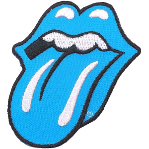 Rolling Stones - Classic Tongue Blue Standard Patch i gruppen MERCHANDISE / Merch / Pop-Rock hos Bengans Skivbutik AB (5538367)