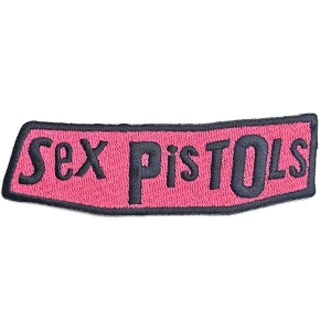Sex Pistols - Logo Woven Patch i gruppen MERCHANDISE / Merch / Punk hos Bengans Skivbutik AB (5538405)