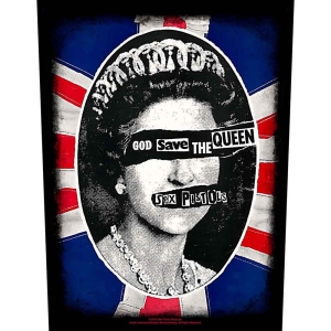 Sex Pistols - God Save The Queen Back Patch i gruppen MERCHANDISE / Merch / Punk hos Bengans Skivbutik AB (5538406)