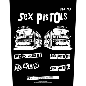 Sex Pistols - Pretty Vacant Back Patch i gruppen MERCHANDISE / Merch / Punk hos Bengans Skivbutik AB (5538408)