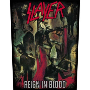 Slayer - Reign In Blood Back Patch i gruppen MERCHANDISE / Merch / Hårdrock hos Bengans Skivbutik AB (5538418)
