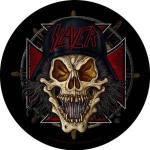 Slayer - Wehrmacht Circular Back Patch i gruppen MERCHANDISE / Merch / Hårdrock hos Bengans Skivbutik AB (5538423)