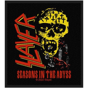 Slayer - Seasons In The Abyss Skull Standard Patc i gruppen MERCHANDISE / Merch / Hårdrock hos Bengans Skivbutik AB (5538436)