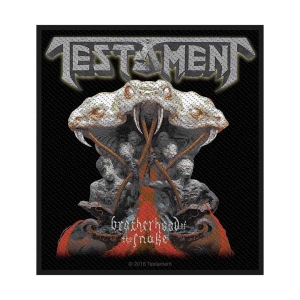 Testament - Brotherhood Of The Snake Standard Patch i gruppen MERCHANDISE / Merch / Hårdrock hos Bengans Skivbutik AB (5538460)