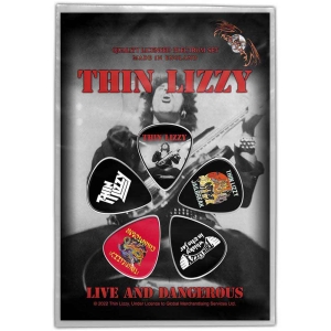 Thin Lizzy - Live And Dangerous Plectrum Pack i gruppen MERCHANDISE / Merch / Hårdrock hos Bengans Skivbutik AB (5538654)