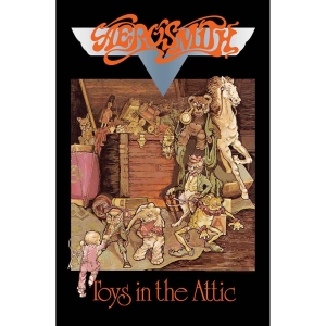 Aerosmith - Toys In The Attic Textile Poster i gruppen MERCHANDISE / Merch / Hårdrock hos Bengans Skivbutik AB (5538675)