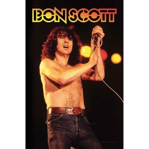 Bon Scott - Bon Scott Textile Poster i gruppen MERCHANDISE / Merch / Hårdrock hos Bengans Skivbutik AB (5538686)