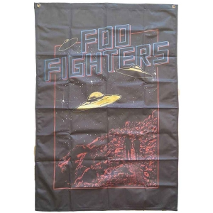Foo Fighters - Ufos Bl Textile Poster i gruppen MERCHANDISE / Merch / Pop-Rock hos Bengans Skivbutik AB (5538702)