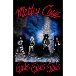 Motley Crue - Girls, Girls, Girls Textile Poster i gruppen MERCHANDISE / Merch / Hårdrock hos Bengans Skivbutik AB (5538742)