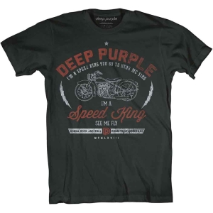 Deep Purple - Speed King Uni Bl    i gruppen MERCHANDISE / T-shirt / Hårdrock hos Bengans Skivbutik AB (5539447r)