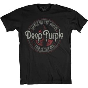 Deep Purple - Smoke Circle Uni Bl    i gruppen MERCHANDISE / T-shirt / Hårdrock hos Bengans Skivbutik AB (5539449r)