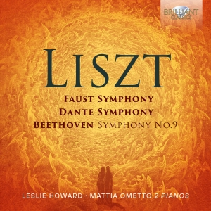 Leslie Howard Mattia Ometto - Liszt: Faust Symphony Dante Sympho i gruppen CD / Kommande / Klassiskt hos Bengans Skivbutik AB (5539849)