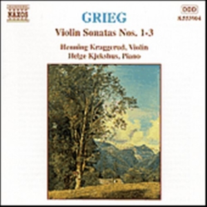 Grieg Edvard - Violin Sonatas 1-3 i gruppen Externt_Lager / Naxoslager hos Bengans Skivbutik AB (578539)