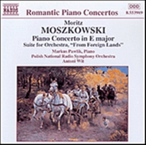 Moszkowski Moritz - Piano Concerto E Major i gruppen Externt_Lager / Naxoslager hos Bengans Skivbutik AB (582159)