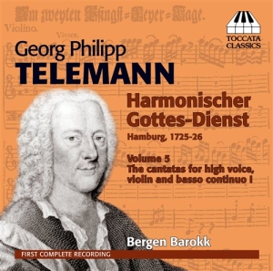 Telemann - Harmonischer Gottes-Dienst i gruppen Externt_Lager / Naxoslager hos Bengans Skivbutik AB (588384)