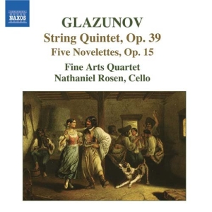 Glazunov: Fine Arts Quartet - 5 Novelettes For String Quartet i gruppen Externt_Lager / Naxoslager hos Bengans Skivbutik AB (637272)