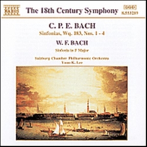 Bach C P E/Bach W F - Sinfonias i gruppen Externt_Lager / Naxoslager hos Bengans Skivbutik AB (669168)