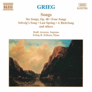 Grieg Edvard - Songs i gruppen Externt_Lager / Naxoslager hos Bengans Skivbutik AB (697910)