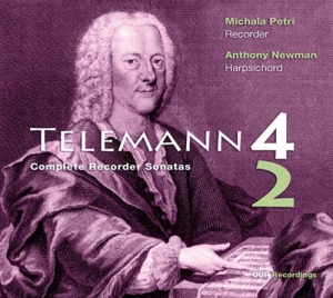 Telemann - Sonatas For Recorder i gruppen Externt_Lager / Naxoslager hos Bengans Skivbutik AB (934518)