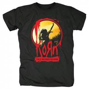 Korn Stage Mens Black T Shirt i gruppen ÖVRIGT / Merchandise hos Bengans Skivbutik AB (V-2626333)