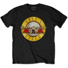 Guns N Roses Classic Logo Mens Black T Shirt: XXL - T-shirt
