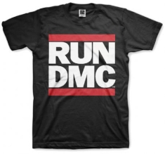 Run DMC Logo Black Mens T Shirt: Small -  T-shirt S (S)