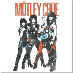 Mötley Crüe - Mötley Crüe Fridge Magnet: Vintage Wotld