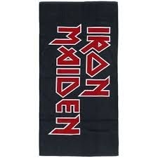 Iron Maiden - LOGO - towel i gruppen ÖVRIGT / Merchandise hos Bengans Skivbutik AB (3781422)