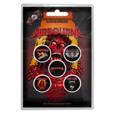 Airbourne - BUTTON BADGE PACK: BREAKIN' OUTTA HELL (